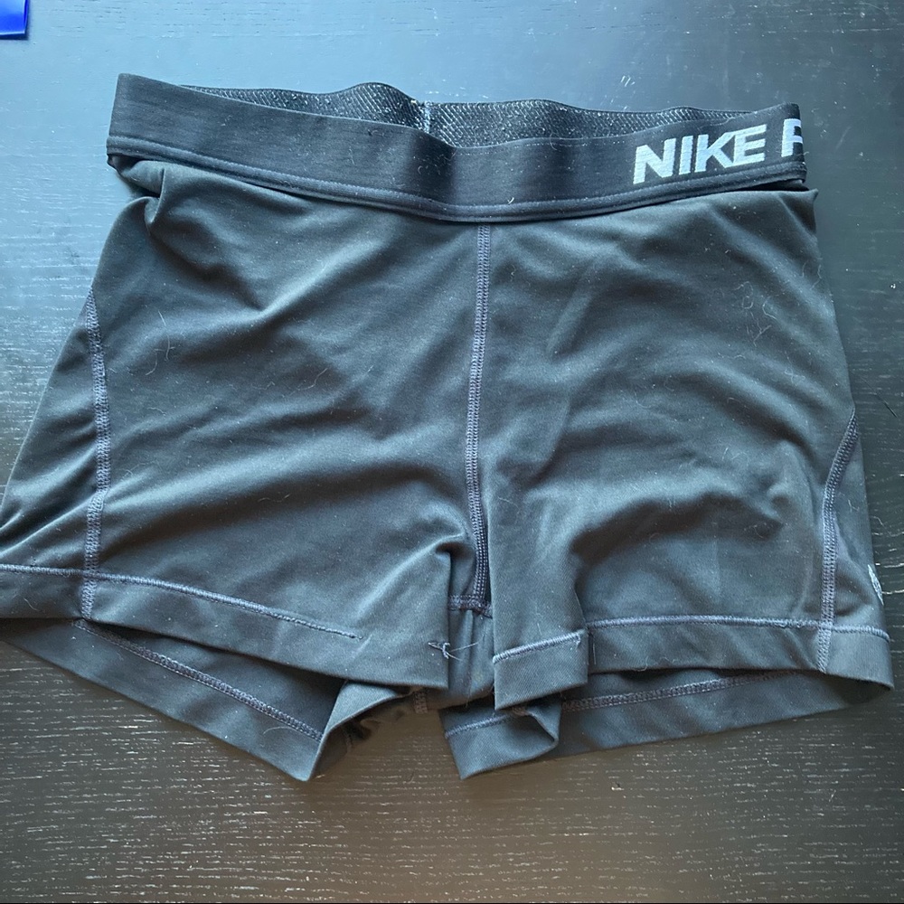 Women's Small Black Nike Pro Shorts / Spandex